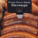 links of hot Italian sausage