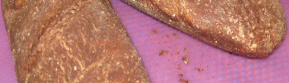 Loaves of pumpernickel