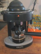 Krups home espresso machine with carafe