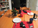 Christmas eve table