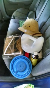 new equipment on car seat