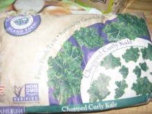 Frozen kale